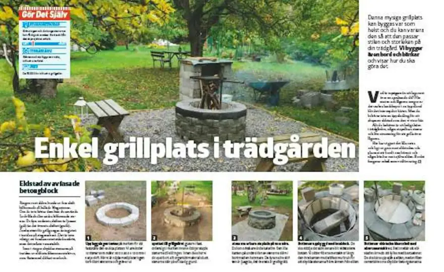 Grillplats inspiration - Så lyckas du med design & funktion
