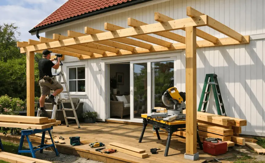Bygga paviljong på uteplats - Välj rätt & undvik misstag
